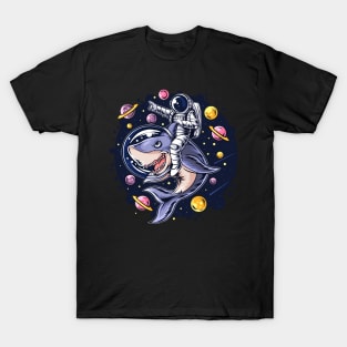 AStronaut With Shark T-Shirt